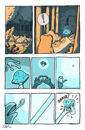 Frog &amp; Fungi Page 1
